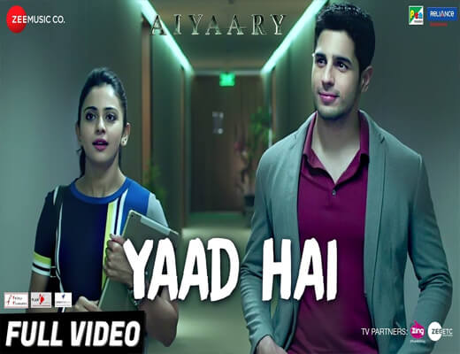 Yaad-Hai---Aiyaary---Lyrics-In-Hindi