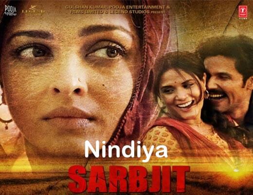 Nindiya Hindi Lyrics – Sarbjit