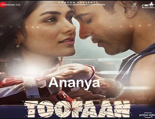 Ananya Hindi lyrics – Toofaan Arijit Singh