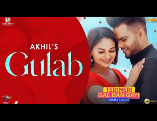 Gulab Hindi Lyrics - Akhil