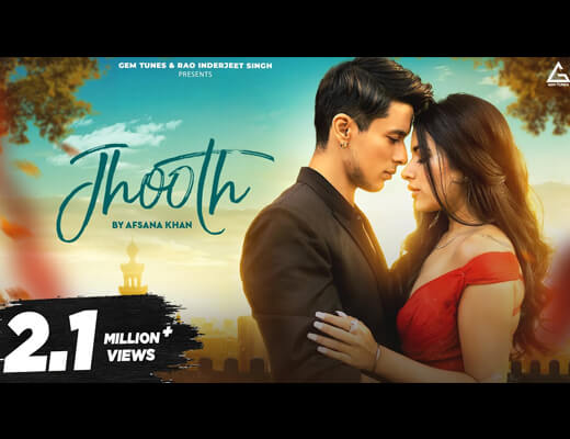 Jhooth Hindi Lyrics – Afsana Khan