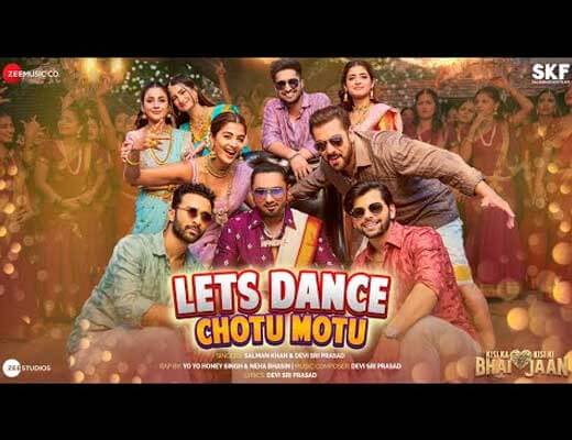 Lets Dance Chotu Motu Hindi Lyrics - Kisi Ka Bhai Kisi Ki Jaan