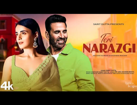 Teri Narazgi Lyrics – Sarit Dutta